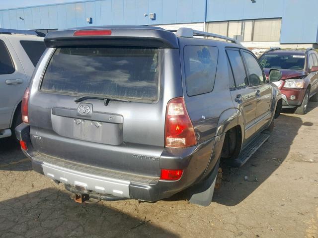 JTEBT14R850054437 - 2005 TOYOTA 4RUNNER SR BLUE photo 4