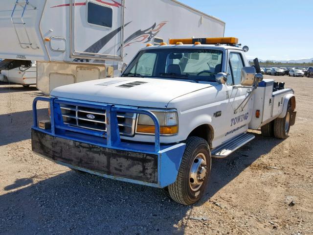 2FDLF47G6NCA61922 - 1992 FORD F SUPER DU WHITE photo 2