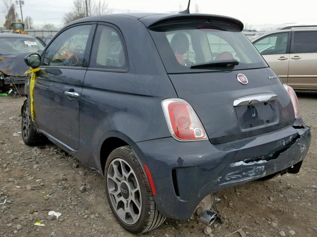 3C3CFFKH6JT471970 - 2018 FIAT 500 POP GRAY photo 3