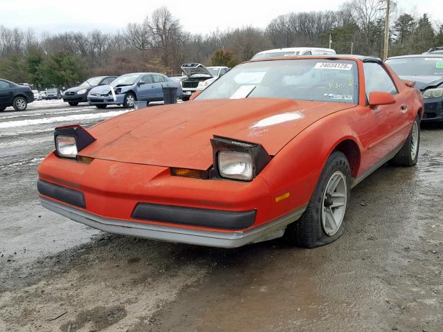 1G2FS21EXKL218091 - 1989 PONTIAC FIREBIRD B RED photo 2