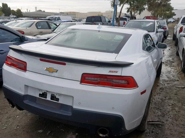 2G1FK1EJ4E9149335 - 2014 CHEVROLET CAMARO 2SS WHITE photo 4