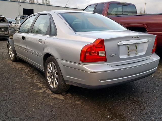 YV1TS592751390535 - 2005 VOLVO S80 2.5T SILVER photo 3