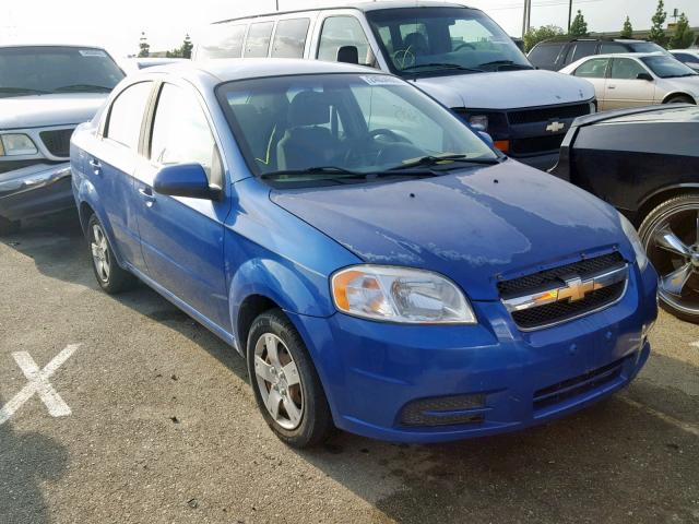 KL1TD5DE8BB152711 - 2011 CHEVROLET AVEO LS BLUE photo 1