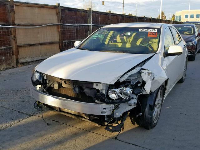 JH4CU2F41DC001023 - 2013 ACURA TSX WHITE photo 9