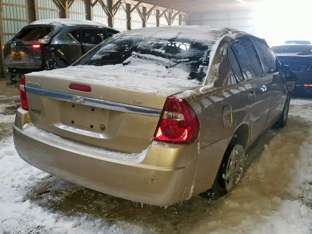1G1ZS58F67F237325 - 2007 CHEVROLET MALIBU LS GOLD photo 4