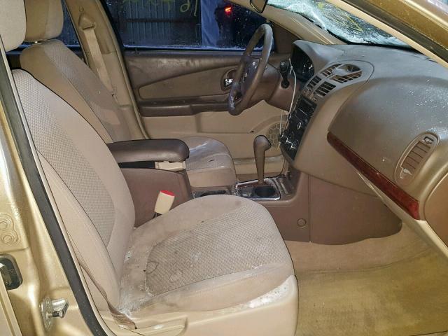 1G1ZS58F67F237325 - 2007 CHEVROLET MALIBU LS GOLD photo 5