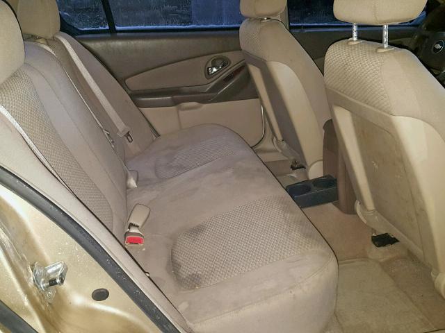 1G1ZS58F67F237325 - 2007 CHEVROLET MALIBU LS GOLD photo 6