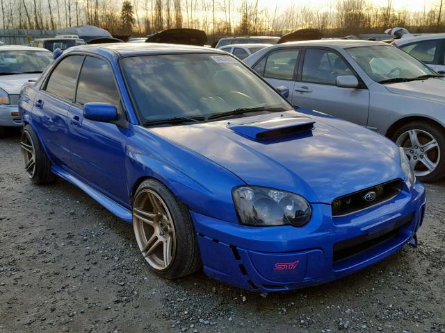 JF1GD706X5L518421 - 2005 SUBARU IMPREZA WR BLUE photo 1