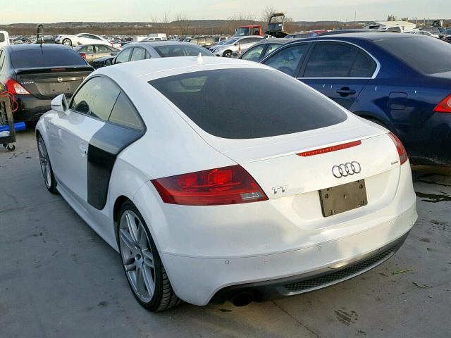 TRUKFAFKXC1006835 - 2012 AUDI TT PRESTIG WHITE photo 3