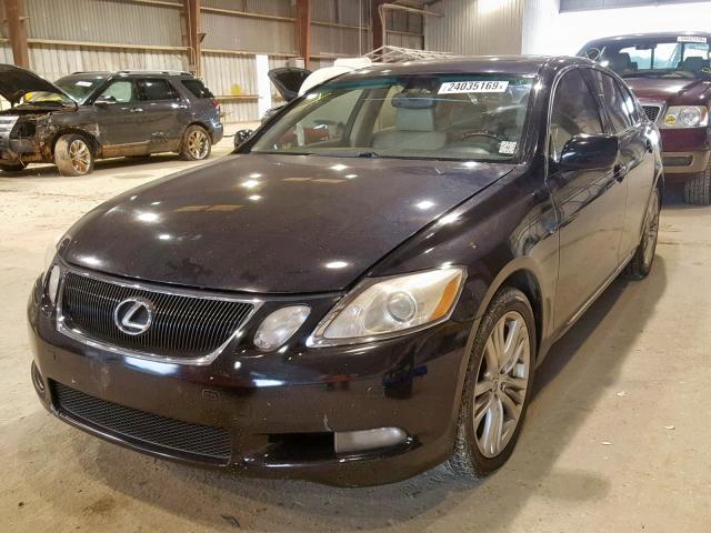 JTHBC96S675003428 - 2007 LEXUS GS 450H BLACK photo 2