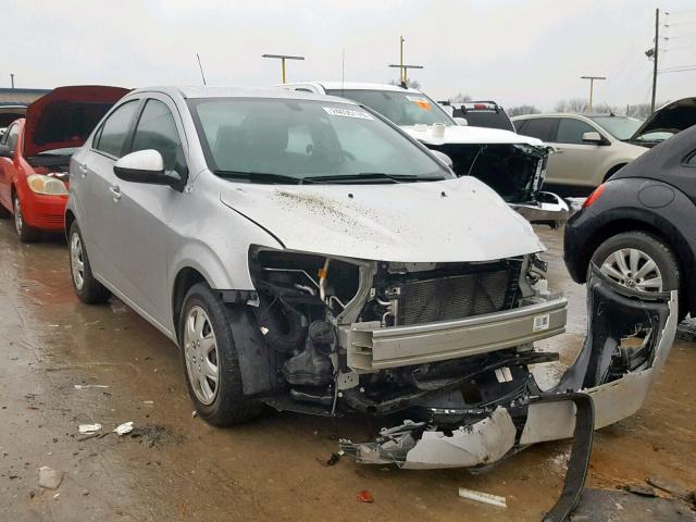 1G1JB5SH5H4103796 - 2017 CHEVROLET SONIC LS SILVER photo 1