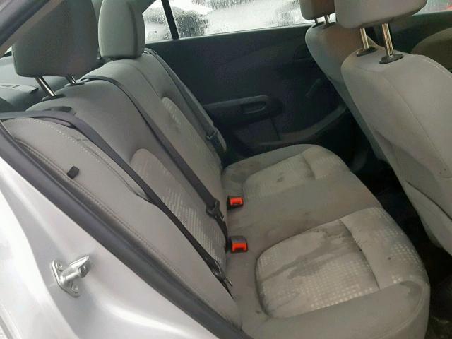 1G1JB5SH5H4103796 - 2017 CHEVROLET SONIC LS SILVER photo 6