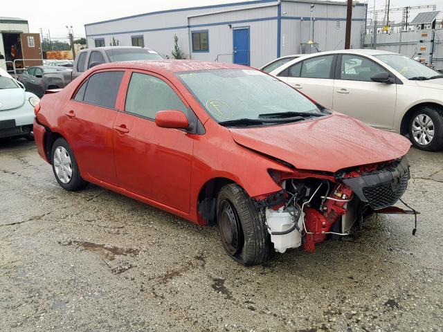 JTDBL40EX99061626 - 2009 TOYOTA COROLLA BA RED photo 1