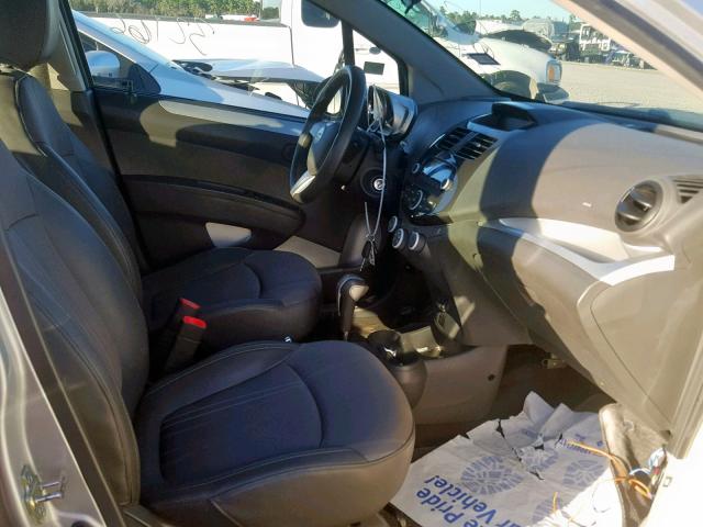 KL8CB6S92DC555308 - 2013 CHEVROLET SPARK LS SILVER photo 5