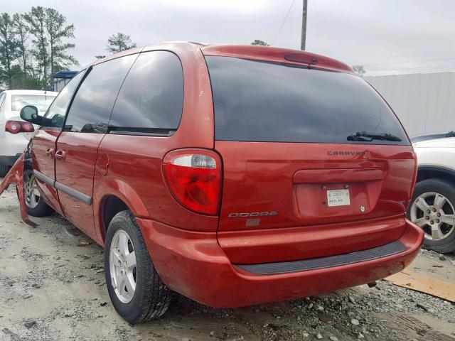 1D4GP45R37B143776 - 2007 DODGE CARAVAN SX RED photo 3