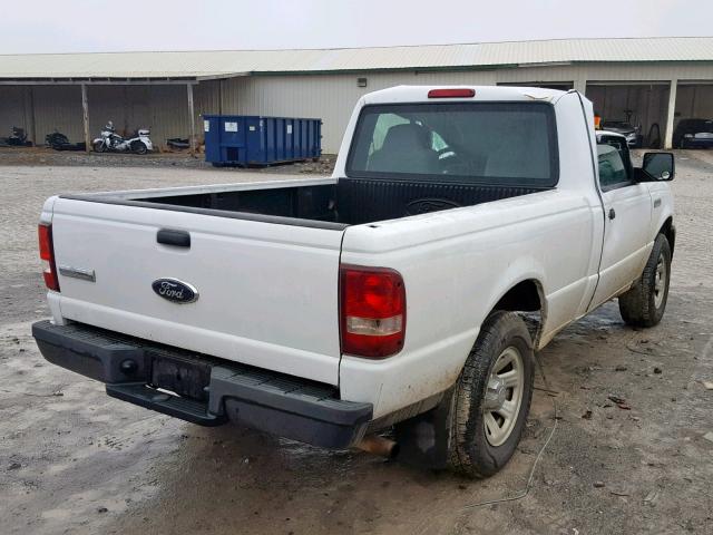 1FTYR10D98PA71816 - 2008 FORD RANGER WHITE photo 4