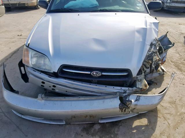 4S3BH635927306720 - 2002 SUBARU LEGACY L SILVER photo 7