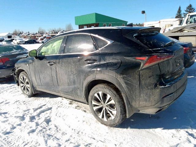 JTJBARBZ7K2184590 - 2019 LEXUS NX 300 BLACK photo 3