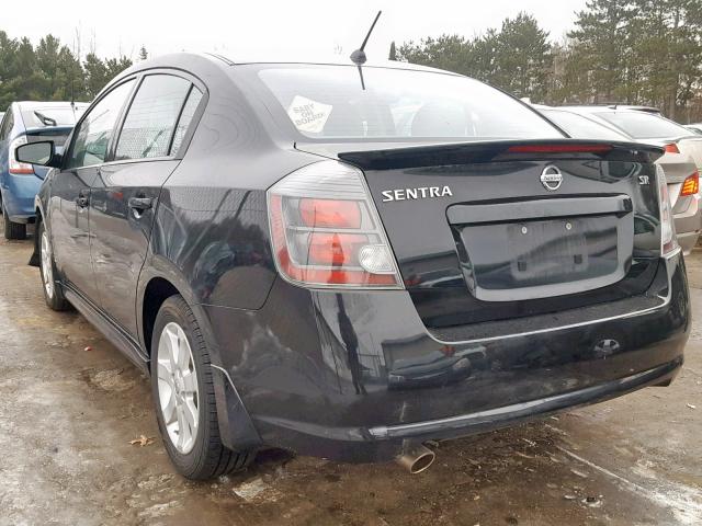 3N1AB6AP1AL684741 - 2010 NISSAN SENTRA 2.0 BLACK photo 3