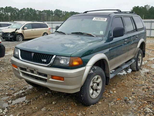 JA4LS31H5XP018874 - 1999 MITSUBISHI MONTERO SP GREEN photo 2