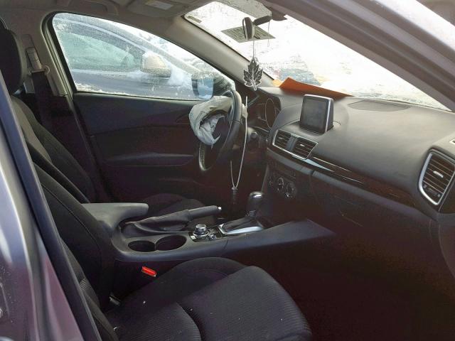 3MZBM1V73FM230675 - 2015 MAZDA 3 TOURING SILVER photo 5