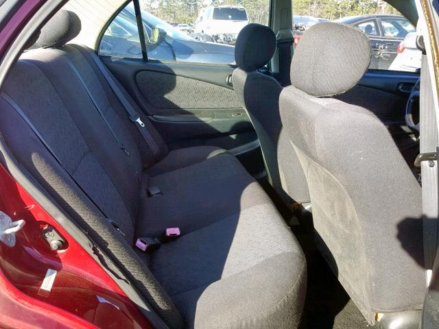 2T1BR12E52C579394 - 2002 TOYOTA COROLLA CE Tünd qırmızı foto 6