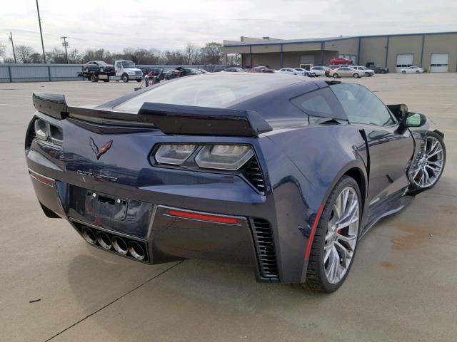 1G1YN2D63F5602068 - 2015 CHEVROLET CORVETTE S BLUE photo 4