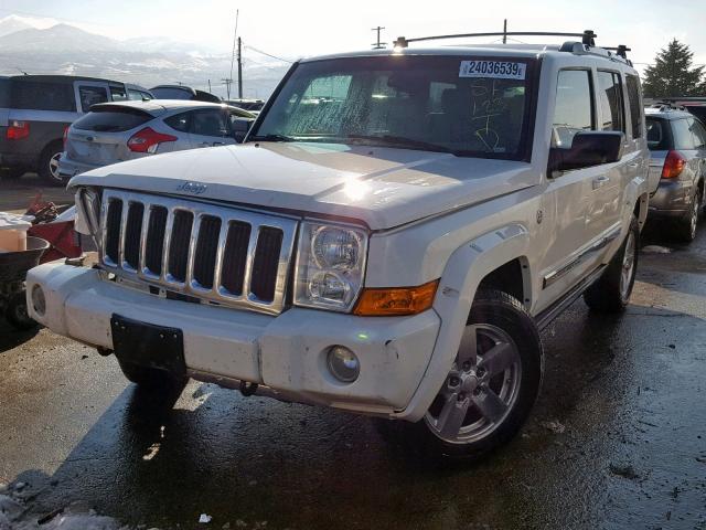 1J8HG58256C167083 - 2006 JEEP COMMANDER WHITE photo 2