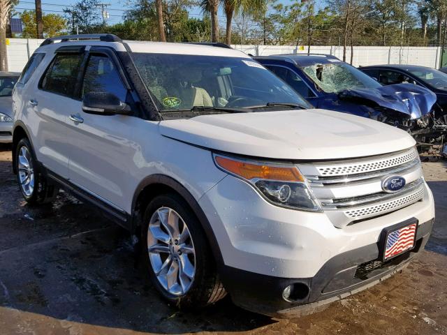 1FM5K7D88EGC33014 - 2014 FORD EXPLORER X WHITE photo 1