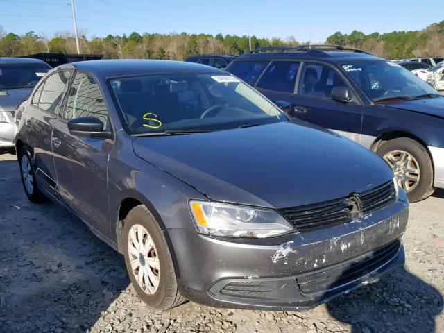 3VW2K7AJ3DM287059 - 2013 VOLKSWAGEN JETTA BASE Մոխրագույն լուսանկար 1