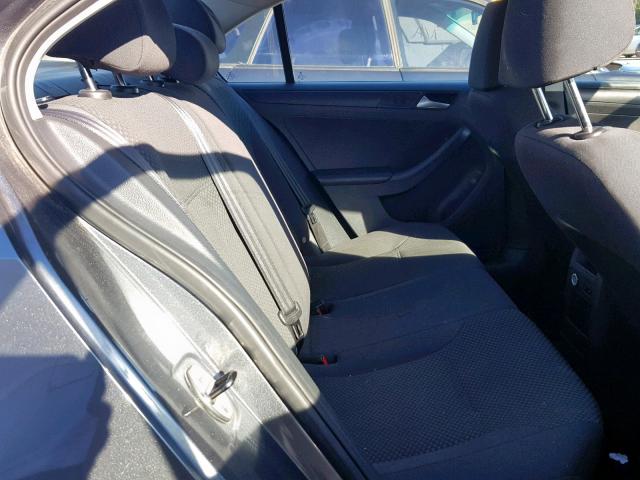 3VW2K7AJ3DM287059 - 2013 VOLKSWAGEN JETTA BASE Մոխրագույն լուսանկար 6