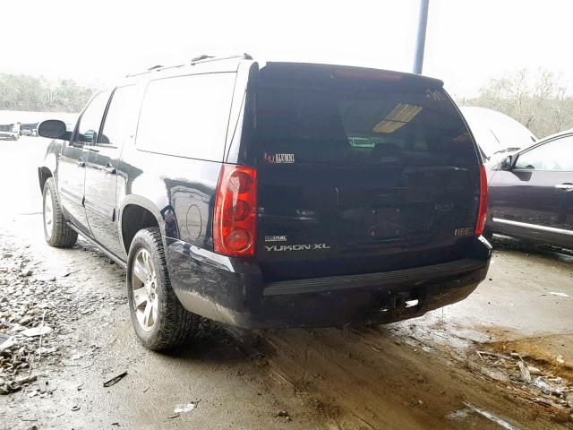 1GKFK16357R277510 - 2007 GMC YUKON XL K BLACK photo 3