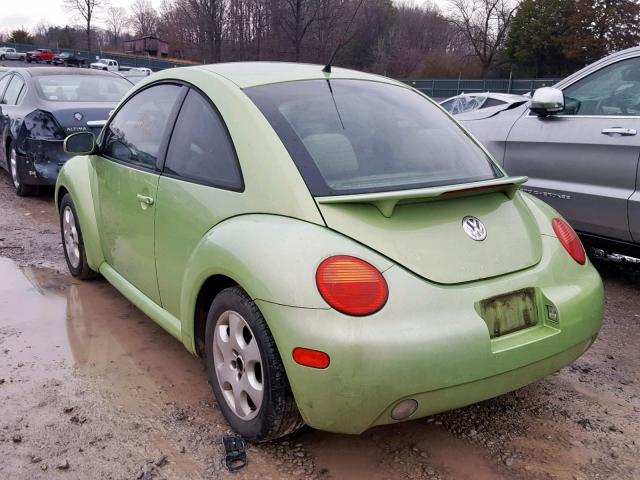 3VWCP21CX3M441789 - 2003 VOLKSWAGEN NEW BEETLE GREEN photo 3