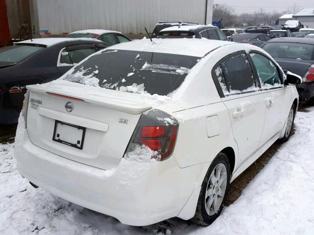 3N1AB6APXBL673108 - 2011 NISSAN SENTRA 2.0 WHITE photo 4