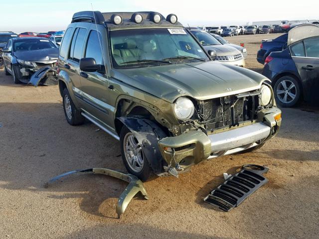 1J4GK38KX4W132079 - 2004 JEEP LIBERTY RE GREEN photo 1