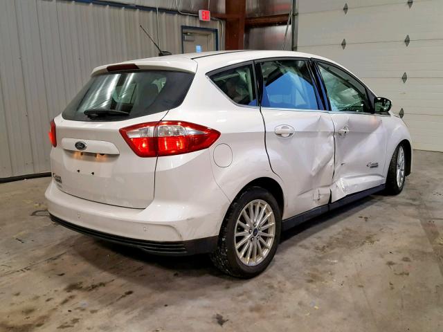 1FADP5CU7DL523471 - 2013 FORD C-MAX PREM WHITE photo 4