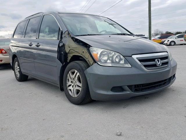 5FNRL38767B458591 - 2007 HONDA ODYSSEY EX SILVER photo 1