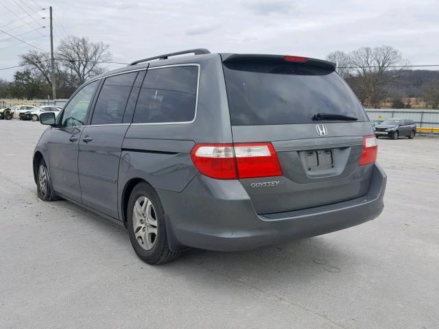 5FNRL38767B458591 - 2007 HONDA ODYSSEY EX SILVER photo 3