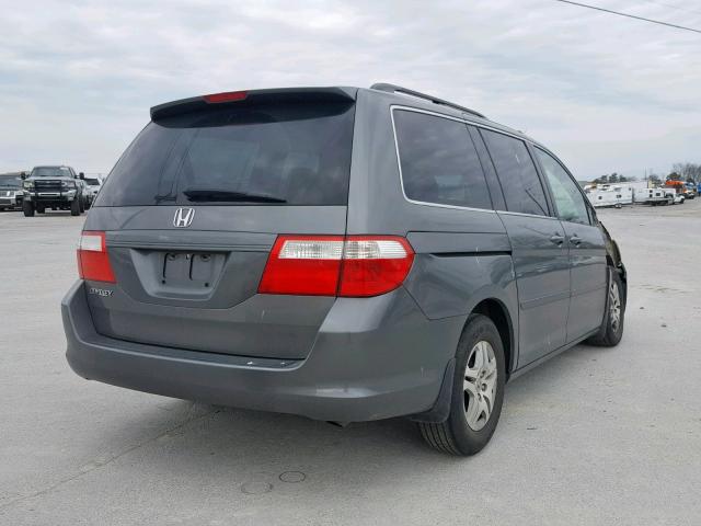 5FNRL38767B458591 - 2007 HONDA ODYSSEY EX SILVER photo 4