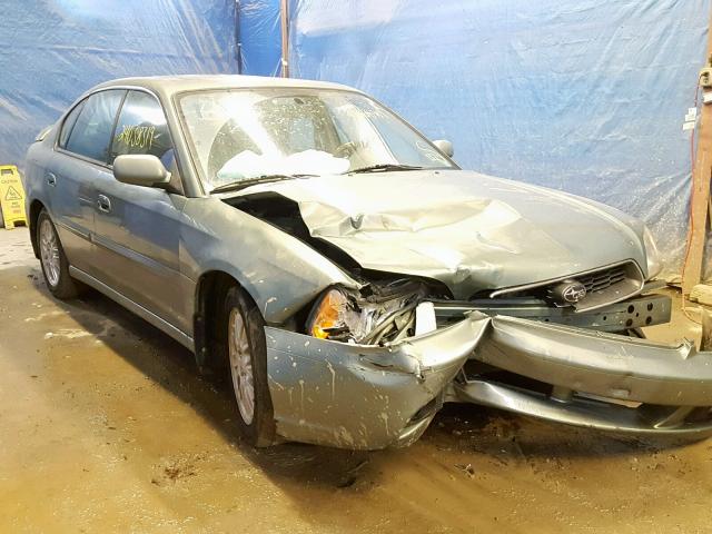 4S3BE635137207870 - 2003 SUBARU LEGACY L GREEN photo 1