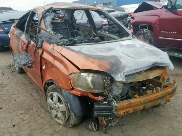 KL1TG56667B146832 - 2007 CHEVROLET AVEO LT BURN photo 1