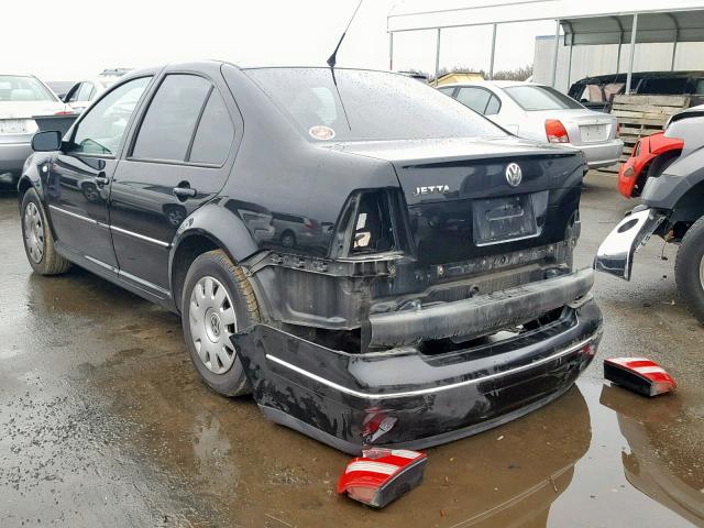 3VWRA69M85M014999 - 2005 VOLKSWAGEN JETTA GL BLACK photo 3