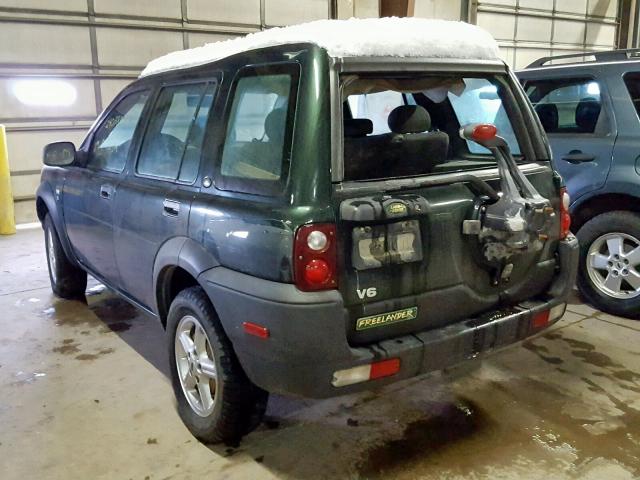 SALNM22282A222067 - 2002 LAND ROVER FREELANDER GREEN photo 3