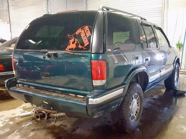 1GKDT13WXV2557416 - 1997 GMC JIMMY GREEN photo 4