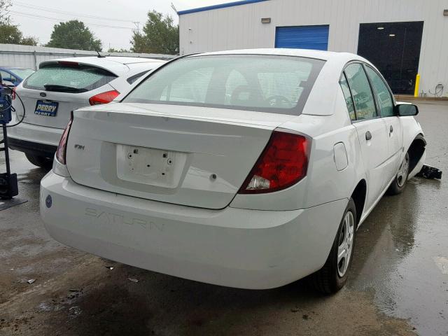 1G8AG52F65Z141862 - 2005 SATURN ION LEVEL WHITE photo 4