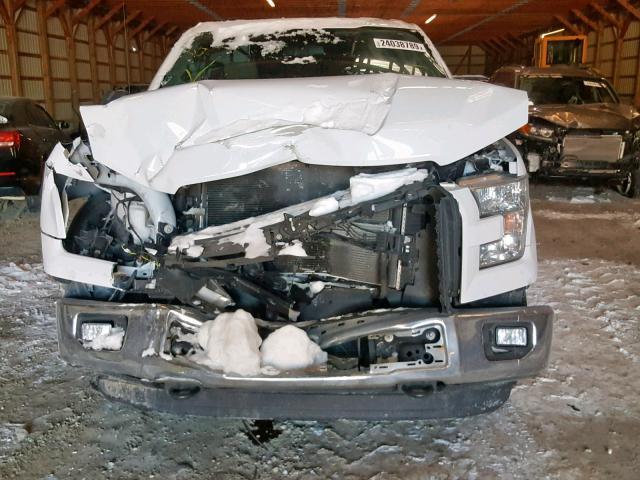 1FTEW1EF9GFD43243 - 2016 FORD F150 SUPER WHITE photo 9