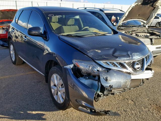 JN8AZ1MU9EW419096 - 2014 NISSAN MURANO S BLUE photo 1