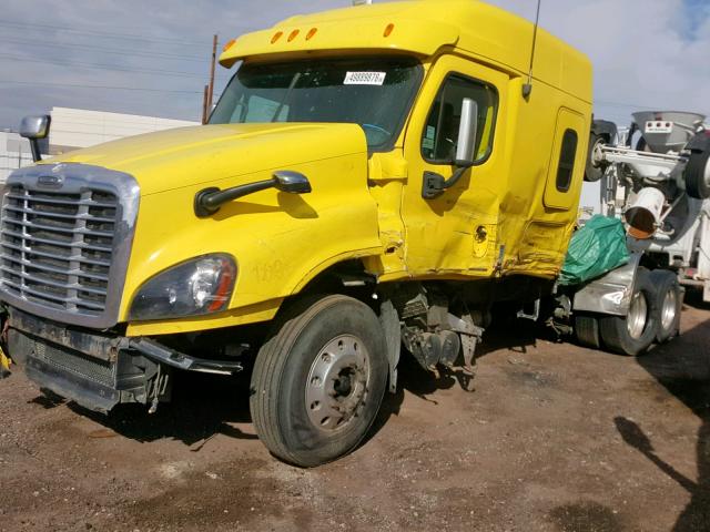 1FUJGLDR0ALAP4444 - 2010 FREIGHTLINER CASCADIA 1 YELLOW photo 9