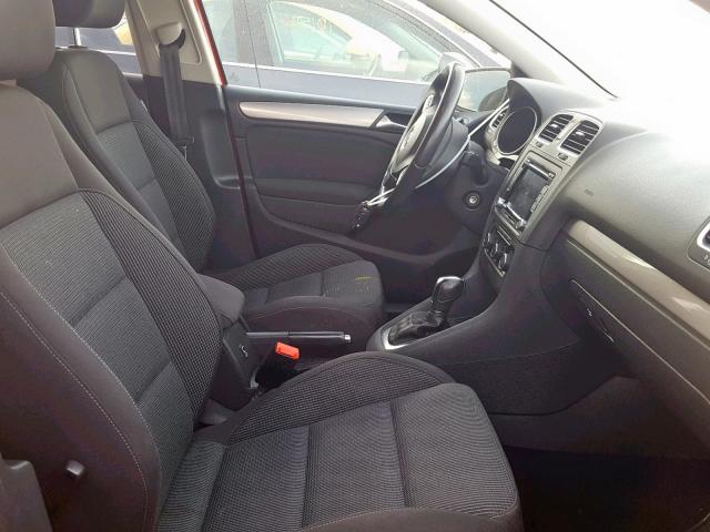 WVWDB7AJ7DW086437 - 2013 VOLKSWAGEN GOLF 红色 照片 5