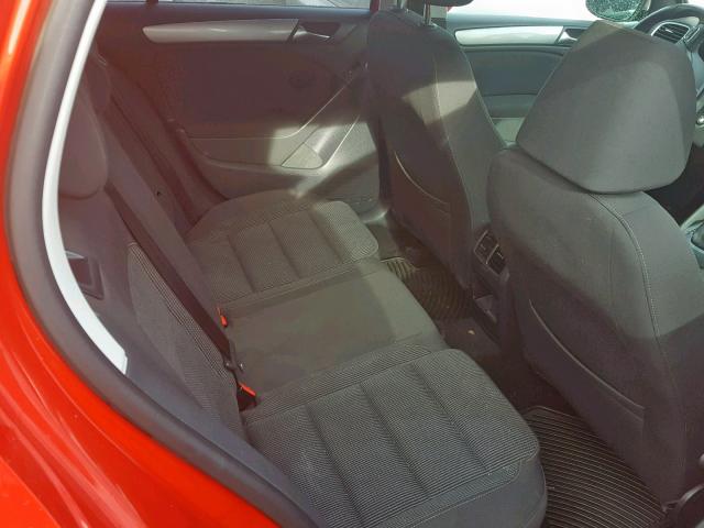 WVWDB7AJ7DW086437 - 2013 VOLKSWAGEN GOLF 红色 照片 6